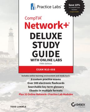 portada Comptia Network+ Deluxe Study Guide with Online Labs: Exam N10-008 (en Inglés)