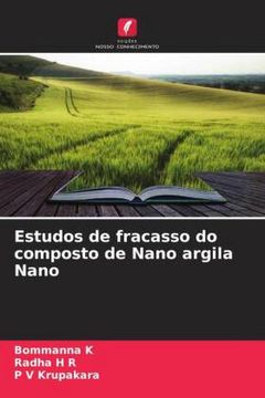 portada Estudos de Fracasso do Composto de Nano Argila Nano