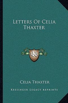 portada letters of celia thaxter (in English)