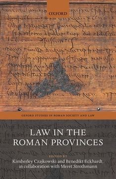 portada Law in the Roman Provinces (en Inglés)