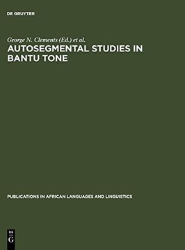 portada Autosegmental Studies in Bantu Tone (en Inglés)