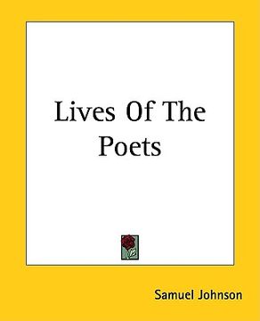 portada lives of the poets (en Inglés)