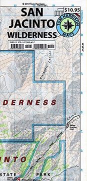 portada San Jacinto Wilderness trail map (Tom Harrison Maps) (en Inglés)