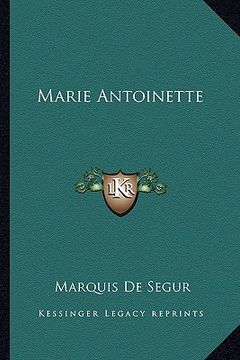 portada marie antoinette (en Inglés)