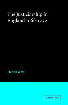 portada Justiceship England 1066 1232 (Cambridge Studies in Medieval Life and Thought: New Series) (en Inglés)
