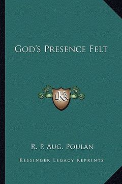 portada god's presence felt (in English)