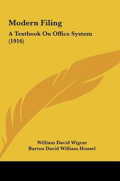 portada modern filing: a textbook on office system (1916) (en Inglés)