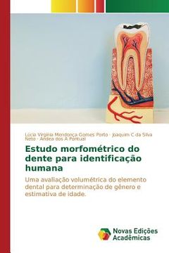 portada Estudo morfométrico do dente para identificação humana (en Portugués)