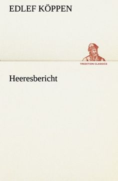 portada Heeresbericht (TREDITION CLASSICS)