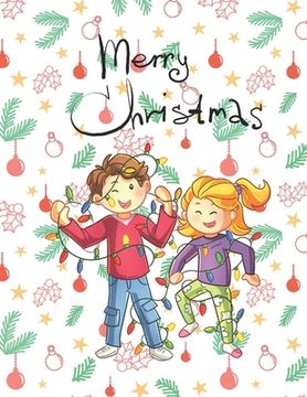 portada Merry Christmas: Christmas Holiday Coloring Book, full of creative characters to color in (en Inglés)