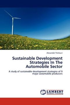 portada sustainable development strategies in the automobile sector (en Inglés)