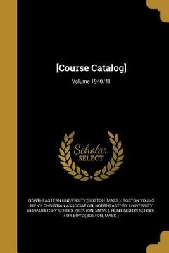 portada [Course Catalog]; Volume 1940/41 (en Inglés)