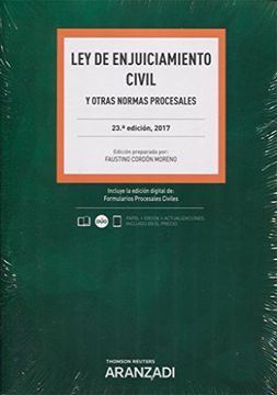 portada Ley de enjuiciamiento civil 2017 ed'23