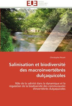portada Salinisation Et Biodiversite Des Macroinvertebres Dulcaquicoles