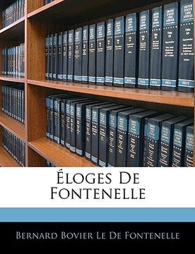 portada Éloges De Fontenelle (en Francés)