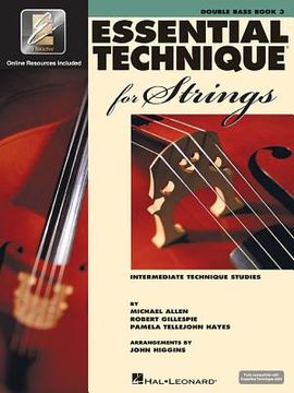 portada Essential Technique for Strings with Eei - Double Bass (Book/Online Audio) (en Inglés)