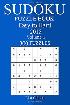 portada 300 Easy to Hard Sudoku Puzzle Book 2018 