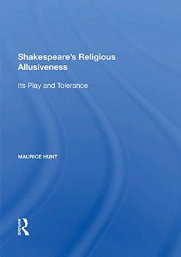 portada Shakespeare's Religious Allusiveness: Its Play and Tolerance 