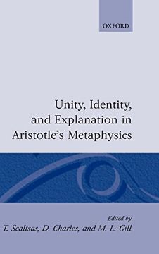 portada Unity, Identity and Explanation in Aristotle's Metaphysics 