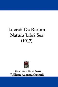 portada lucreti de rerum natura libri sex (1917) (en Inglés)