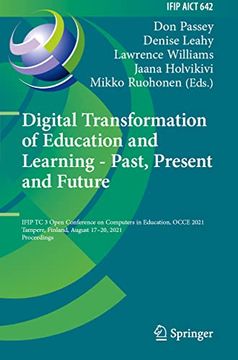 portada Digital Transformation of Education and Learning - Past, Present and Future (in English)