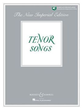 portada Tenor Songs (New Imperial Edition) Book/Online Audio (in English)