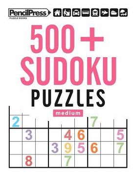 portada 500+ Sudoku Puzzles Medium: Sudoku Puzzle Book Medium (with answers) (in English)
