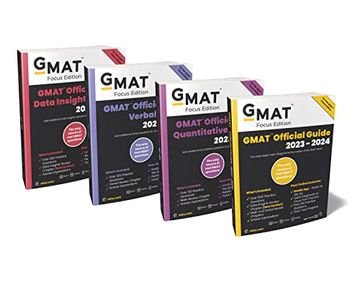 portada Gmat Official Guide 2023-2024 Bundle, Focus Edition: Includes Gmat Official Guide, Gmat Quantitative Review, Gmat Verbal Review, and Gmat Data Insights Review + Online Question Bank (en Inglés)