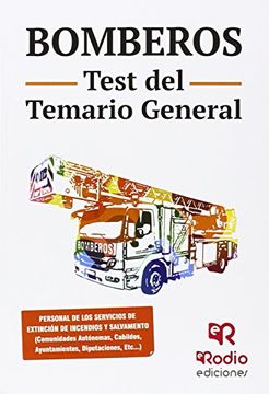 portada Bomberos. Test del Temario General (in Spanish)