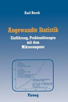 portada Angewandte Statistik: Einführung, Problemlösungen Mit Dem Mikrocomputer (en Alemán)