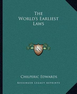 portada the world's earliest laws (en Inglés)