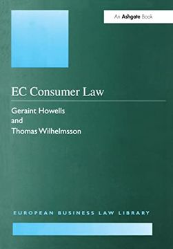 portada Ec Consumer law (European Business law Library) (en Inglés)