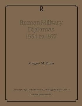 portada Roman Military Diplomas 1954 to 1977 (en Inglés)