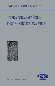 portada Literatura Española: Testimonio de una Vida