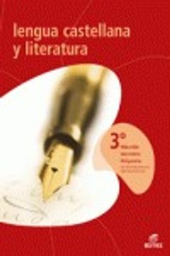 portada lengua castellana y literatura, 3 eso