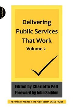 portada delivering public services that work volume 2 (en Inglés)