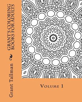 portada Grant's adult mandala coloring book vol 1 (in English)