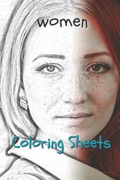 portada Woman Coloring Sheets: 30 Woman Drawings, Coloring Sheets Adults Relaxation, Coloring Book for Kids, for Girls, Volume 4
