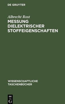 portada Messung Dielektrischer Stoffeigenschaften (en Alemán)