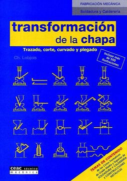 portada Transformación de la Chapa: Trazado, Corte, Curvado y Plegado (Fabricación Mecánica) (in Spanish)
