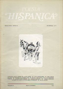 portada revista poesía hispánica. ii época. nº 273.