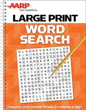 portada Aarp Large Print Word Search (en Inglés)