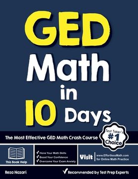 portada GED Math in 10 Days: The Most Effective GED Math Crash Course