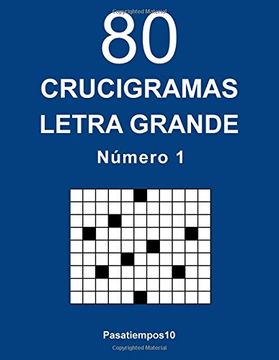 portada 80 Crucigramas Letra Grande - n. 1: Volume 1