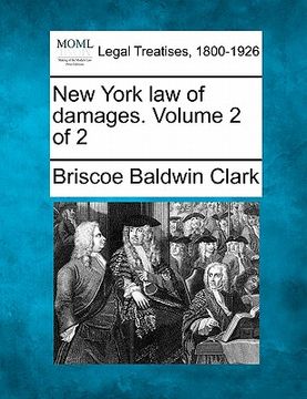 portada new york law of damages. volume 2 of 2 (en Inglés)