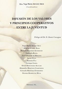 portada Difusión De Los Valores Y Principios Cooperativos Entre La Juventud