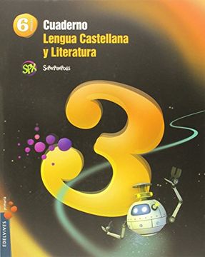 portada Cuaderno 3 de Lengua Castellana y Liter. 6º Primaria (Superpixépolis)