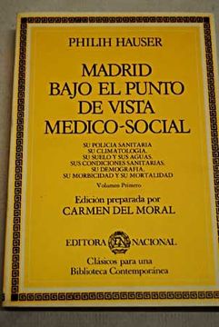 portada Madrid Bajo el Punto de Vista Medico Social Tomo 2