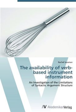 portada The availability of verb- based instrument information