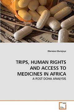portada trips, human rights and access to medicines in africa (en Inglés)